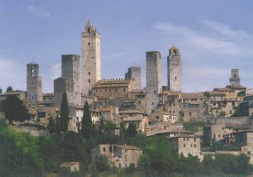 San Gimignano in der N&auml;he