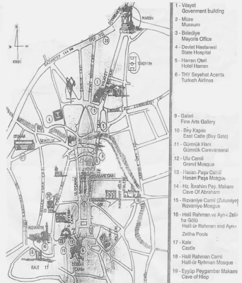 Stadtplan von Şanlıurfa